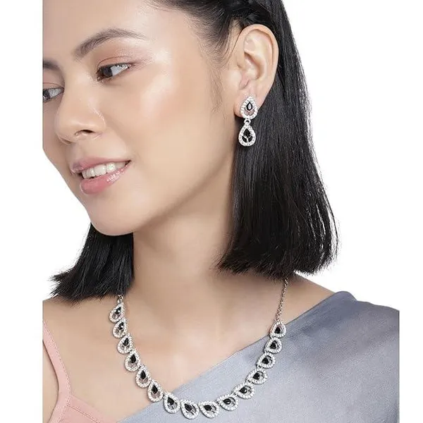 Silver-Plated_Black_Ad-Studded_Jewellery_Set_For_Women_&_Girls