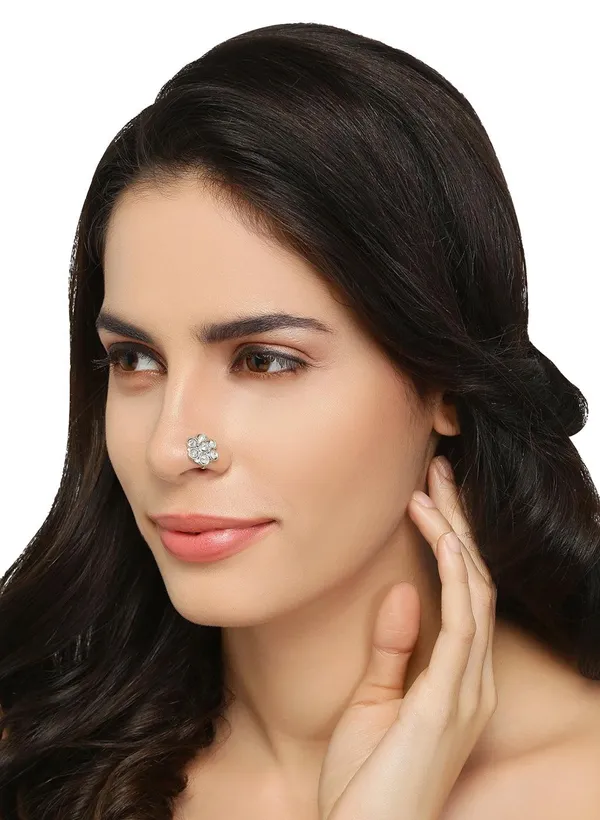 Silver-Plated_Floral_Kundan_Nose_Ring_For_Women_&_Girls