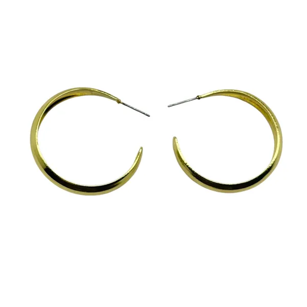 Sleek_Gold_Minimalist_Hoop_Earrings_For_Women_&_Girls