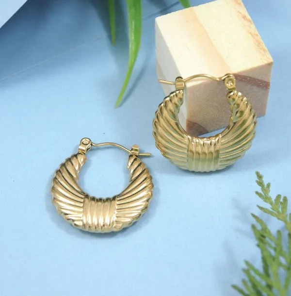 Stainless_Steel_Anti_Tarnish_Hoops_Earring_For_Women_&_Girls