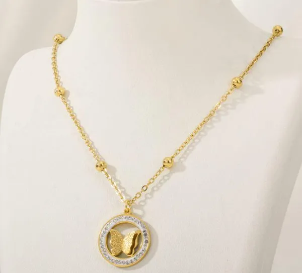 Stainless_Steel_Butterfly_Pendent_Necklace_-_STNK_5000_For_Women_&_Girls