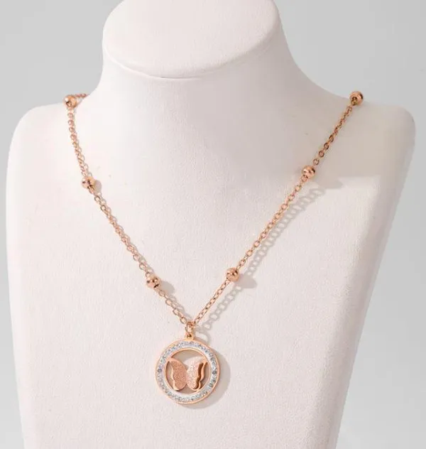 Stainless_Steel_Butterfly_Pendent_Necklace_-_STNK_5000_For_Women_&_Girls