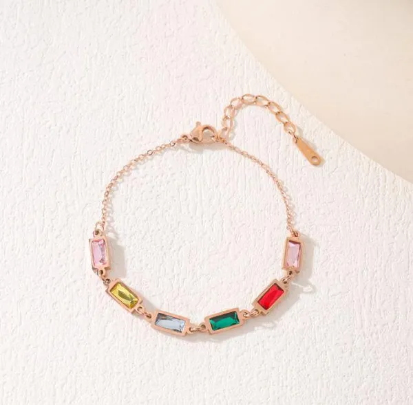 Stainless_Steel_Colourful_Baguette_Bracelet-_STBR_5093_For_Women_&_Girls