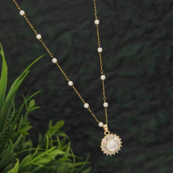 Stainless_Steel_Cubic_Zicronia_Pendent_Pearl_Chain_Necklace_For_Women_&_Girls