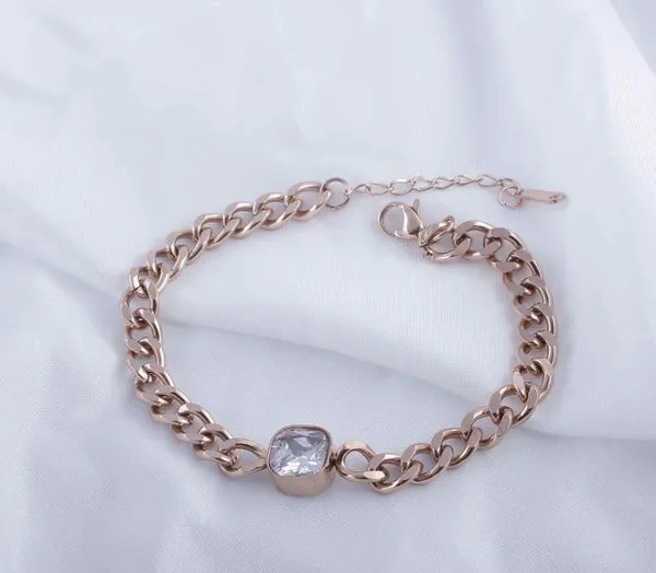 Stainless_Steel_Cubic_Zirconia_Chain_Bracelet_-_STBR_5084_For_Women_&_Girls