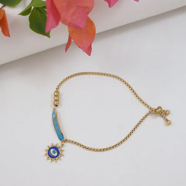 Stainless_Steel_Enamel_Evil_Eye_Bracelet_For_Women_&_Girls