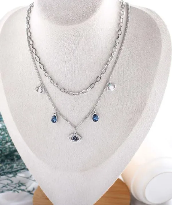 Stainless_Steel_Evil_Eye_Chain_Link_Layered_Pendent_Necklace_For_Women_&_Girls