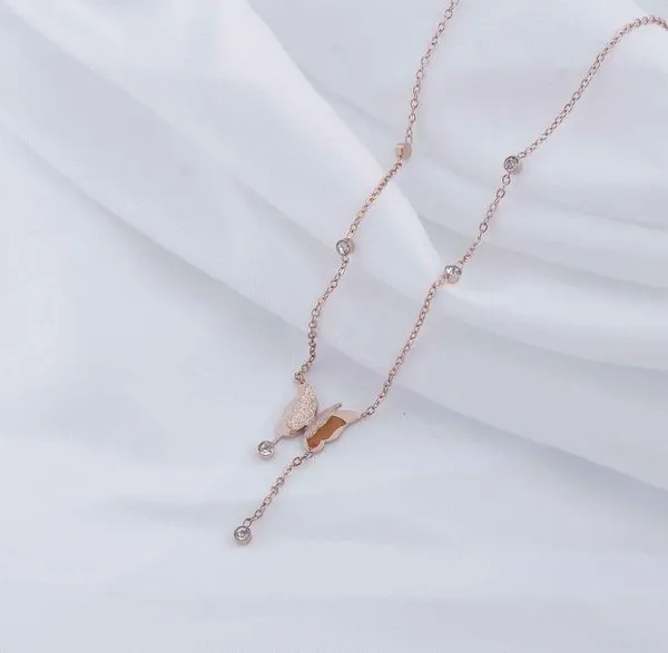Stainless_Steel_Butterfly_Cubic_Zirconia_Hanging_Pendent_Nec_For_Women_&_Girls