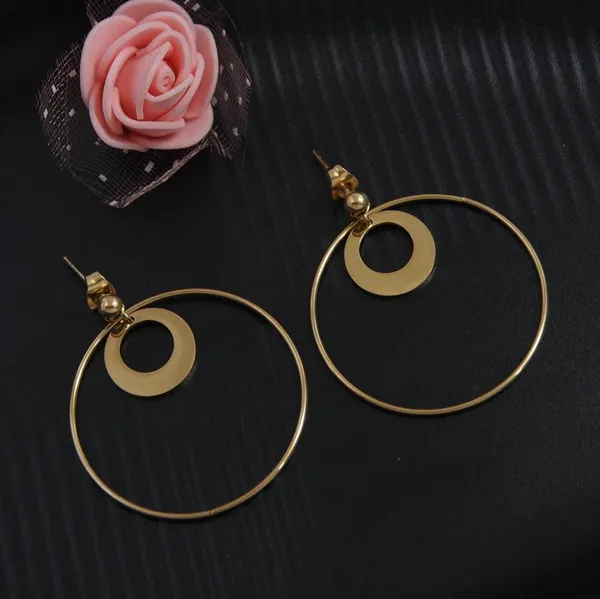 Stainless_Steel_Gold_Plated_Drop_Earring-_STNER_3864_For_Women_&_Girls