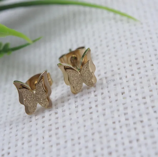 Stainless_Steel_Gold_Plated_Dual_Butterfly_Stud_Earring-_STNER_3878_For_Women_&_Girls