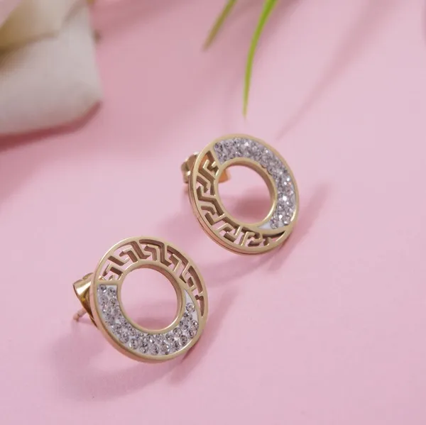 Stainless_Steel_Gold_Plated_Half_Greek_Key_Stud_Earring-_STNER_3868_For_Women_&_Girls