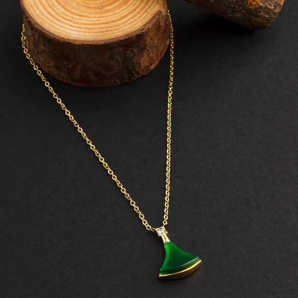 Stainless_Steel_Gold_Plated_Shell_Charm_CZ_Necklace-_CZNK_18_For_Women_&_Girls