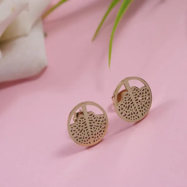 Stainless_Steel_Gold_Plated_Stud_Earring-_STNER_3879_For_Women_&_Girls