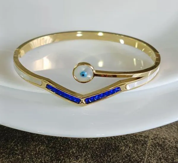 Stainless_Steel_Gold_Plated_V_Shaped_Evil_Eye_Kada-_STKD_484_For_Women_&_Girls