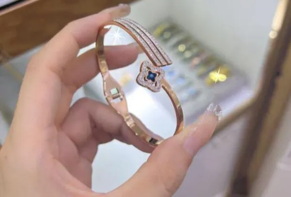 Stainless_Steel_Gold/Rosegold_Plated_Clover_Evil_Eye_Kada-_S_For_Women_&_Girls