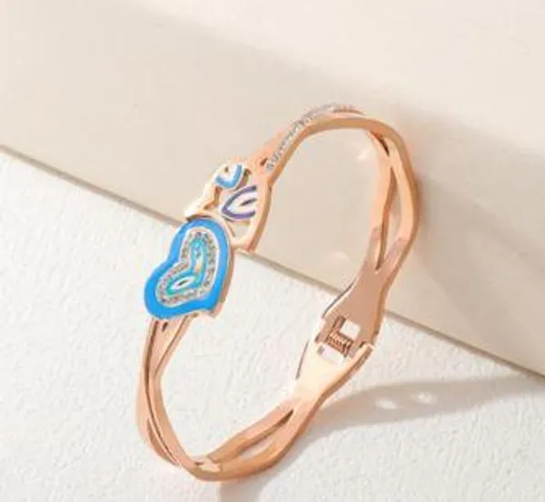 Stainless_Steel_Gold/Rosegold_Plated_Interlinked_Enamel_Evil_For_Women_&_Girls