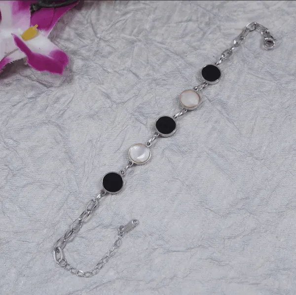 Stainless_Steel_Gold_/Rosegold/Silver_Plated_White_Black_Dis_For_Women_&_Girls