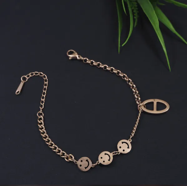 Stainless_Steel_Gold/Silver/Rosegold_Plated_Smiley_Charm_Bra_For_Women_&_Girls