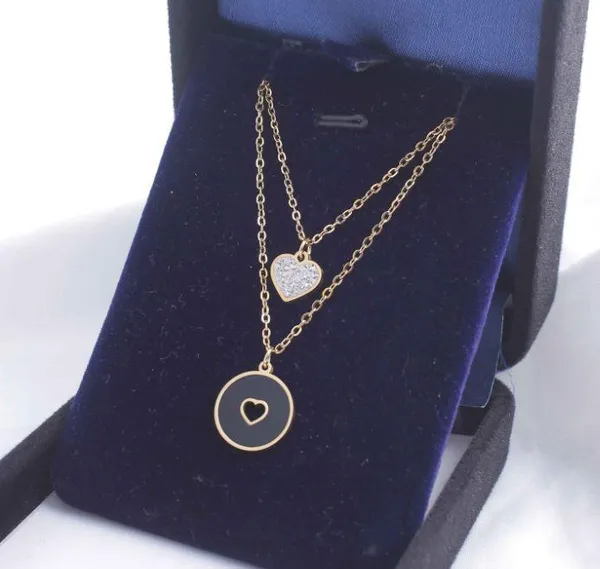 Stainless_Steel_Heart_Pendent_Layered_Necklace_-_STNK_5030_For_Women_&_Girls
