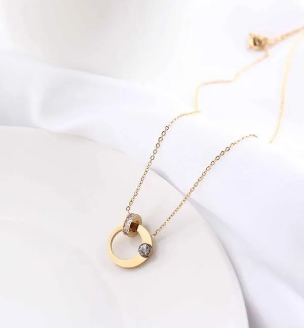 Stainless_Steel_Interlocking_Pendent_Necklace_-_STNK_5035_For_Women_&_Girls