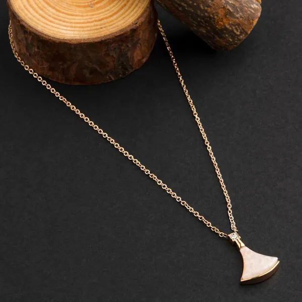 Stainless_Steel_Rose_Gold_Plated_Shell_Charm_CZ_Necklace-_CZ_For_Women_&_Girls