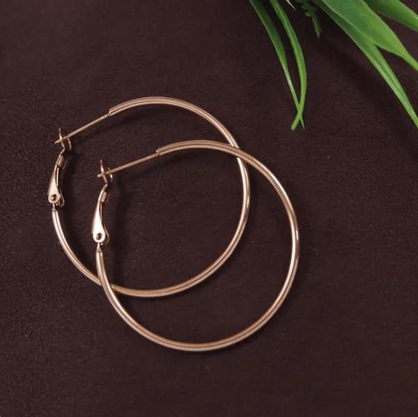 Stainless_Steel_Rosegold_Plated_Circular_Shaped_Hoops_Earring-_STNER_3897_For_Women_&_Girls
