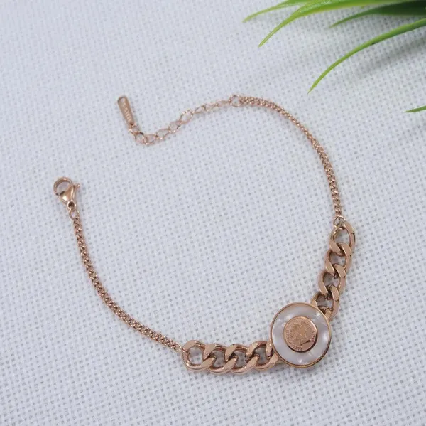 Stainless_Steel_Rosegold_Plated_Elizabeth_Coin_Bracelet-_STB_For_Women_&_Girls