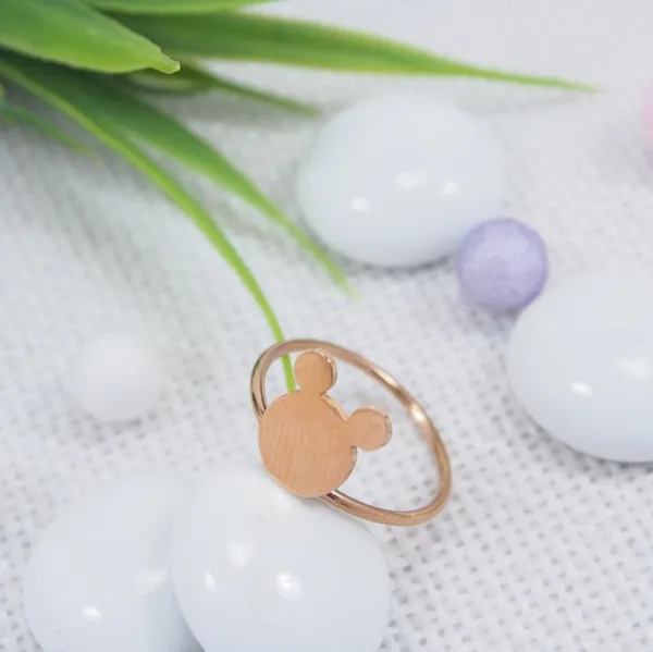 Stainless_Steel_Rosegold_Plated_Mickey_Head_Finger_Ring-_FR_For_Women_&_Girls
