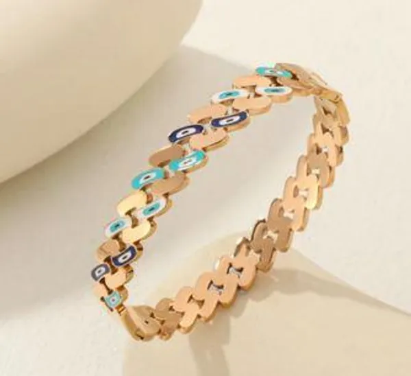 Stainless_Steel_Rosegold_Plated_Multi_Evil_Eye_Kada_-_STKD_4_For_Women_&_Girls