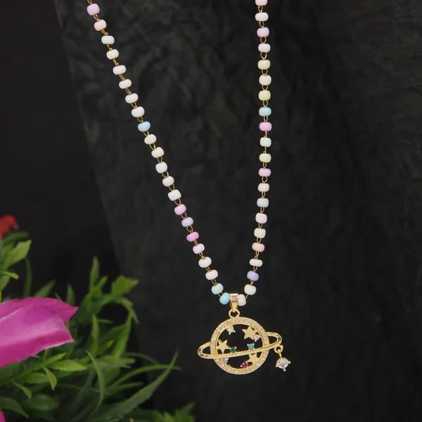 Stainless_Steel_Saturn_Pendent_Pearl_Chain_Necklace_-_STNK_4_For_Women_&_Girls