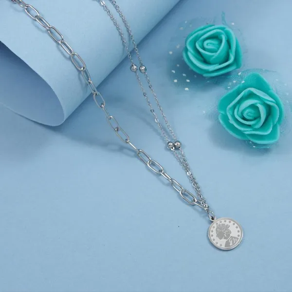 Stainless_Steel_Silver_Plated_Coin_Charm_Necklace-_STNK_3987_For_Women_&_Girls