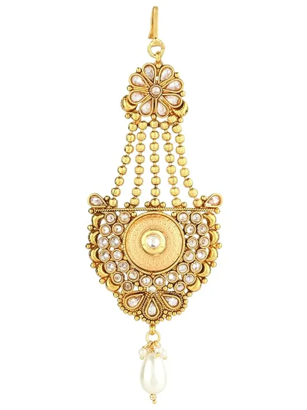 Elegant_Traditional_GoldPlated_Jhumka_Earrings_with_Pearl_D_For_Women_&_Girls