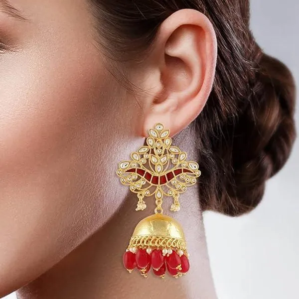 Traditional_Gold_Plated_Jhumki_Earrings_with_Ruby_Stones_for_For_Women_&_Girls