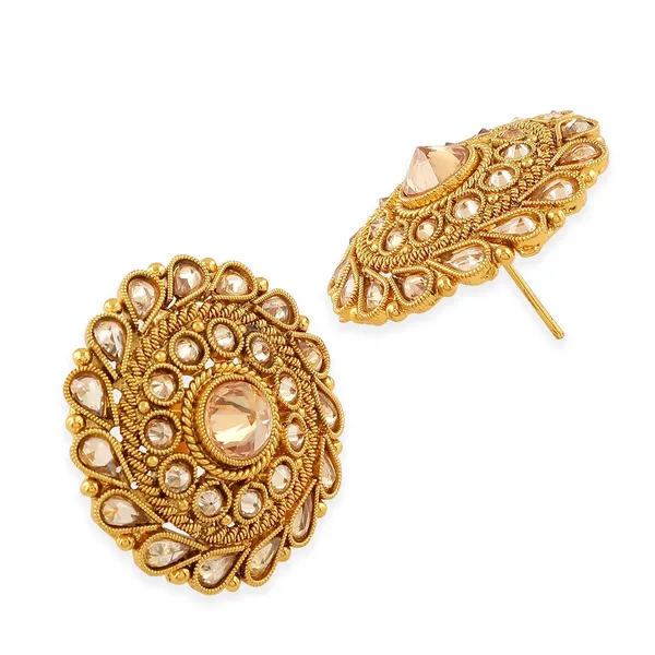 Traditional_Copper_Material_Antique_Gold_Plated_American_Dia_For_Women_&_Girls