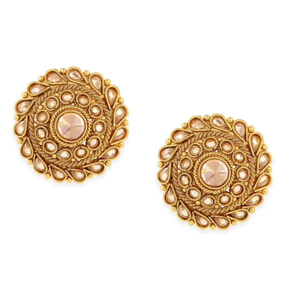 Traditional_Copper_Material_Antique_Gold_Plated_American_Dia_For_Women_&_Girls