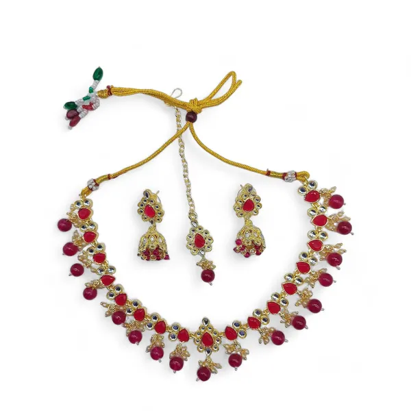 Traditional_Red_&_Gold_Kundan_Necklace_Set_For_Women_&_Girls