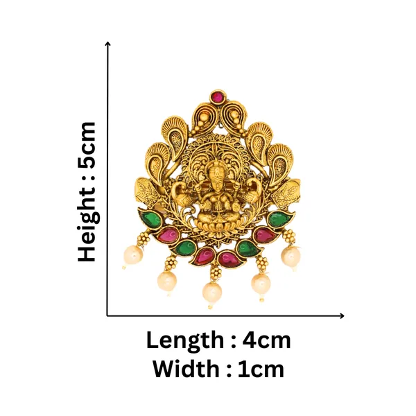 Traditional_Temple_Design_Gold-Plated_Hair_Barrette_Clip_with_Goddess_Laxmi_Motif_and_Pearls_For_Women_&_Girls