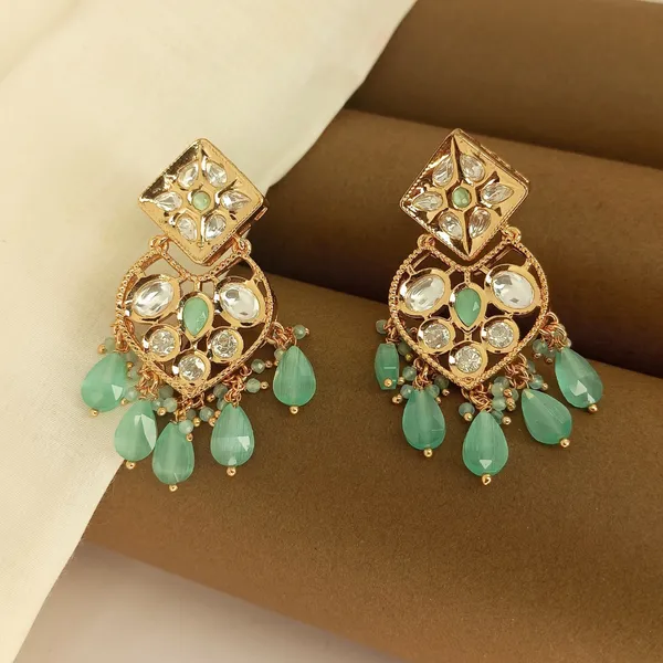 Kundan_Polki_Earrings_with_pastel_green_Drops_For_Women_&_Girls