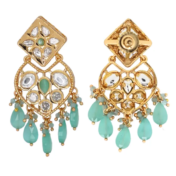 Kundan_Polki_Earrings_with_pastel_green_Drops_For_Women_&_Girls