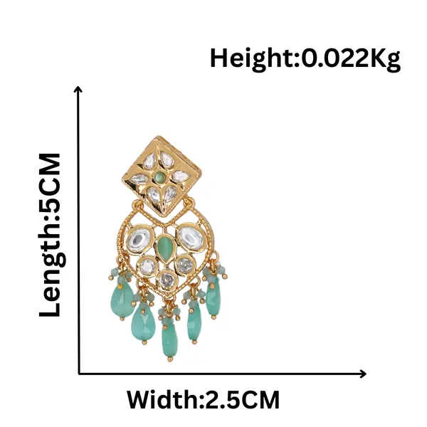 Kundan_Polki_Earrings_with_pastel_green_Drops_For_Women_&_Girls