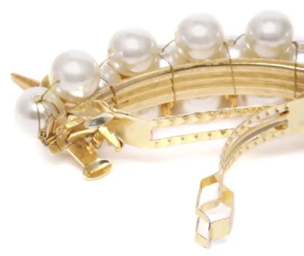 Gold-Toned_French_Barrette_For_Women_&_Girls