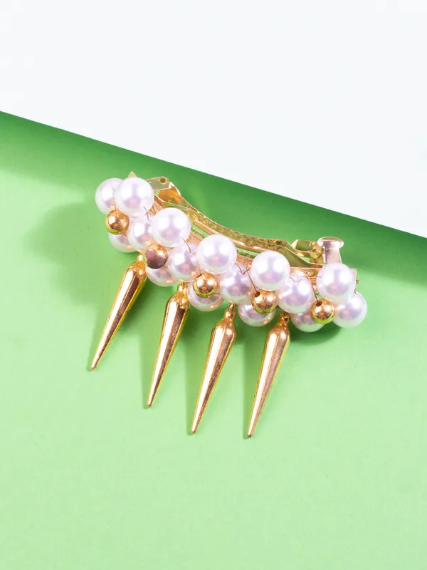Gold-Toned_French_Barrette_For_Women_&_Girls