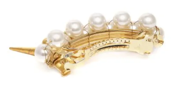 Gold-Toned_French_Barrette_For_Women_&_Girls