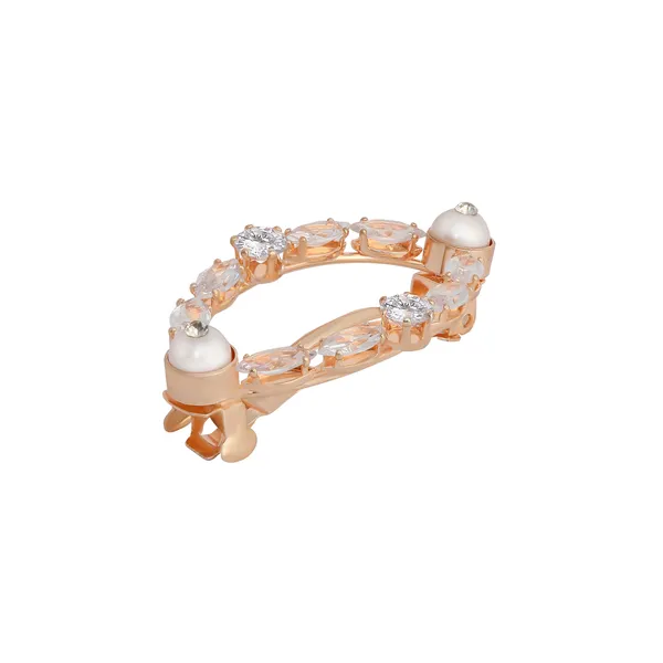 Women_Rose_Gold_White_Stone_Detailed_French_Barrette_For_Women_&_Girls