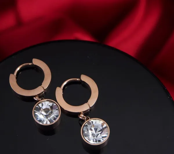 Stainless_Steel_Rosegold_Plated_Dangle_Hoops_Earrings__2693_For_Women_&_Girls