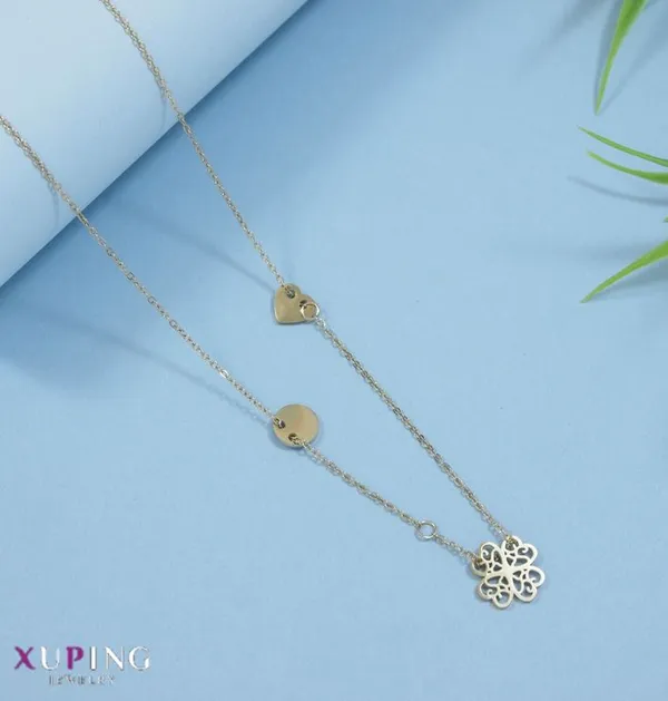 Xuping_Floral_Design_Pendent_Necklace_-_XPNGNK_5403_For_Women_&_Girls