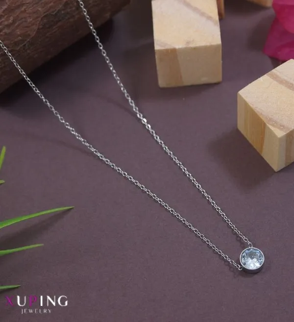 Xuping_Round_Pendent_Necklace_-_XPNGNK_5411_For_Women_&_Girls