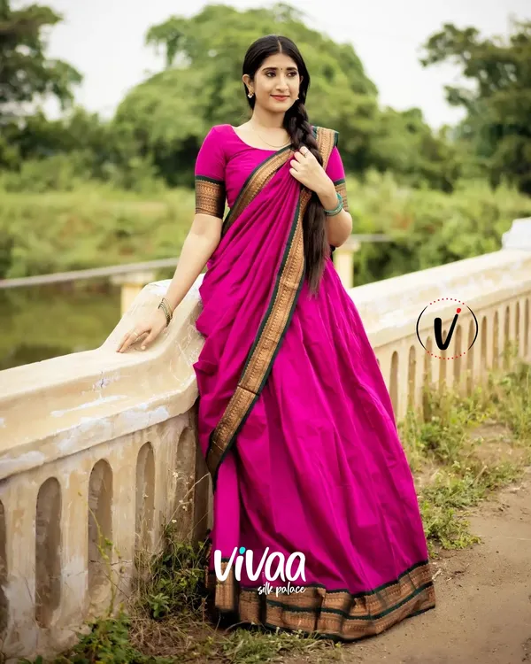 Pink_Kanjivaram_Soft_Silk_Wedding_&_Party_Wear_Saree_&_Unstiched_Blouse_For_Women