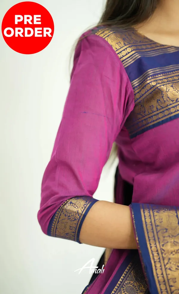 Pink_&_Blue_Shade_Kanchi_Cotton_Salwar_With_Dupatta_For_Women