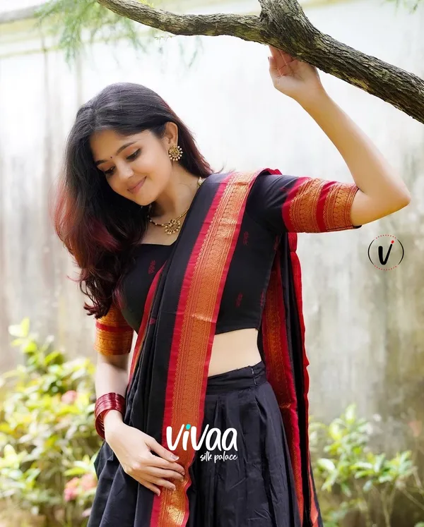 Black_Kanjivaram_Soft_Silk_Wedding_&_Party_Wear_Saree_&_Unstiched_Blouse_For_Women